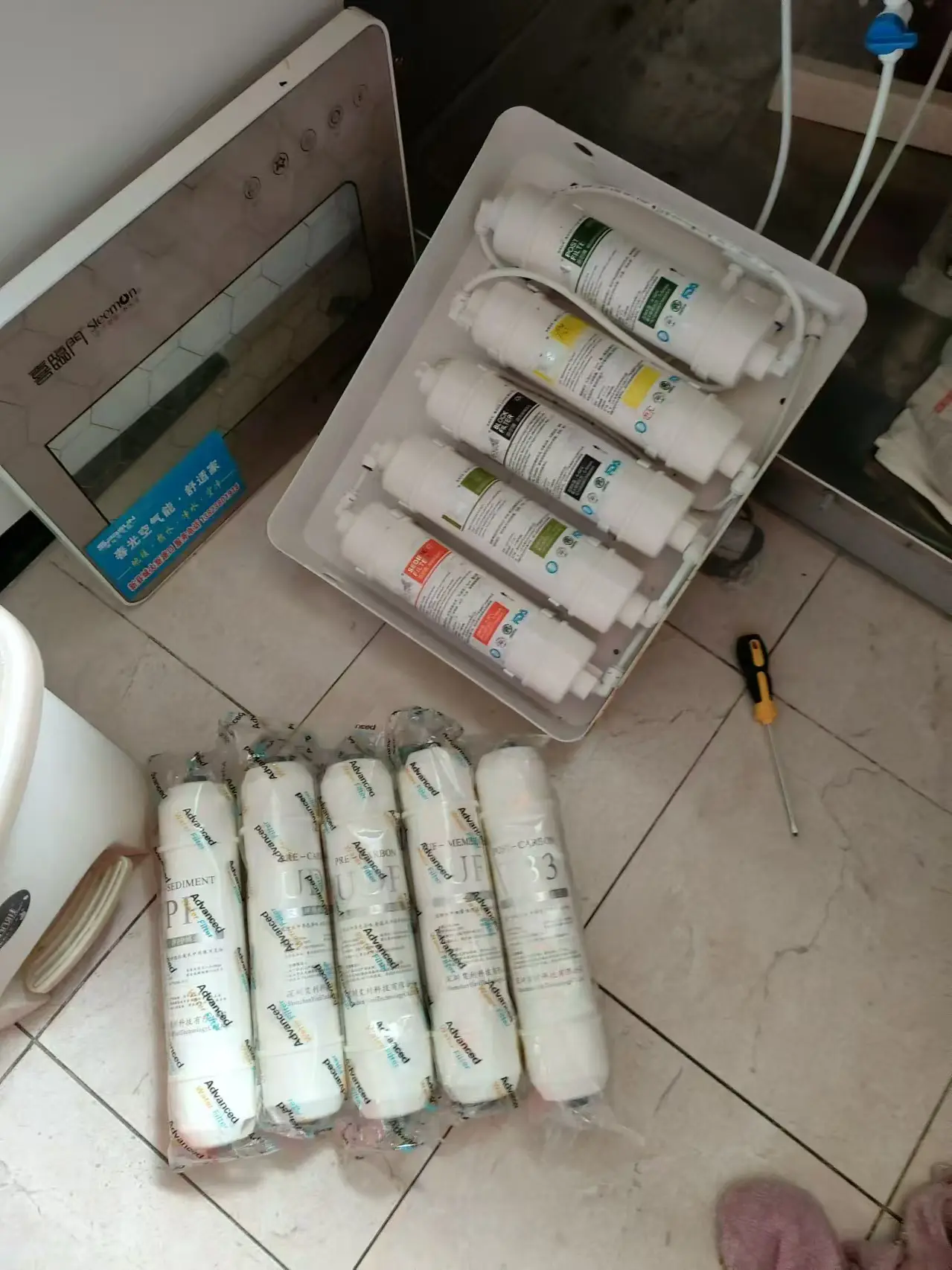 The Vereaqua cartridge fits perfectly in the sleemon water pufifier