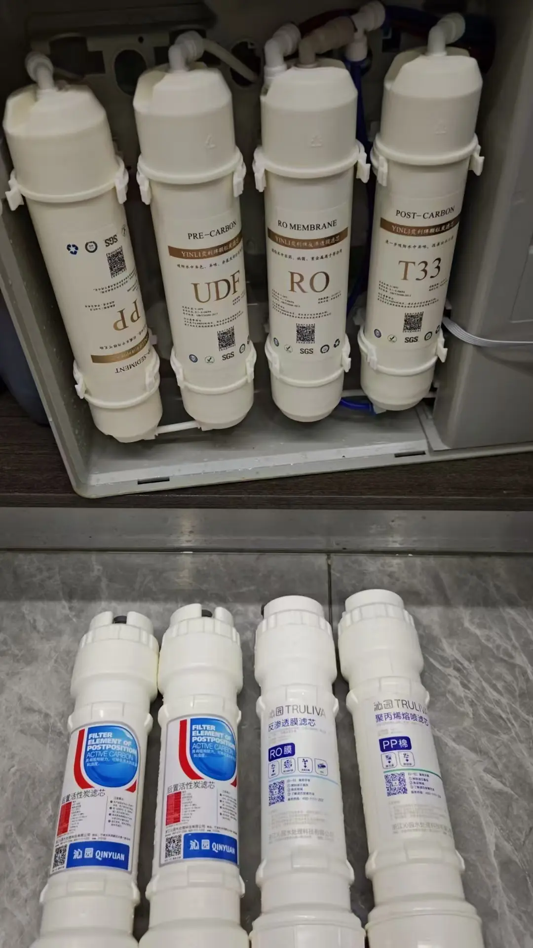 The Vereaqua cartridge fits perfectly in the TRULIVA QR-RF-403A